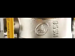 Gewichtshefters gasklep Messing Vrouwelijke X Vrouwelijke lange draden 5 Bar 1/2 inch