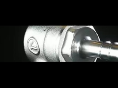 Mannelijke x slangverbinding Aluminium handvat Messing gaskleppen