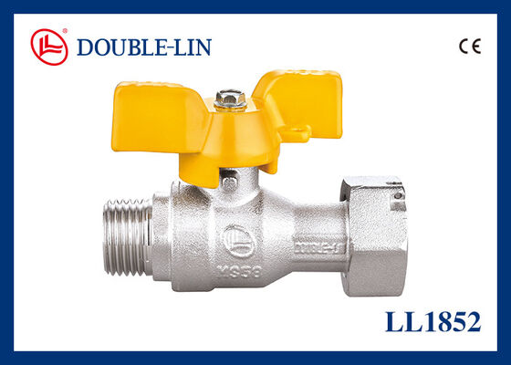 DIN259 Lange draden 72,5 PSI Messing gaskleppen PTFE zegel