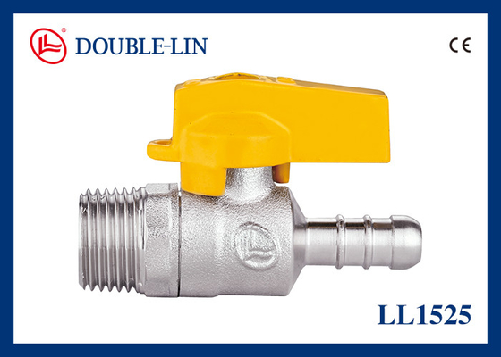 Mannelijke X-Slangschakelaar 1/2“ van het het Messingsgas van X 11mm de Kogelklep