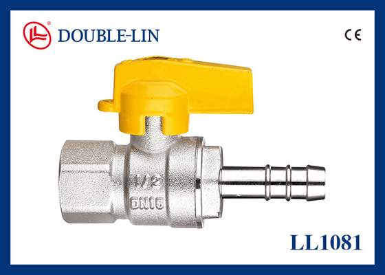 Vrouwelijke x-Slangschakelaar 1/2 " x15mm-de Kleppen van het Messingsgas
