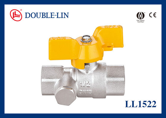 1/2" Vrouwelijke X Vrouwelijke 5 Bar DIN259 T Handle Gas Valve