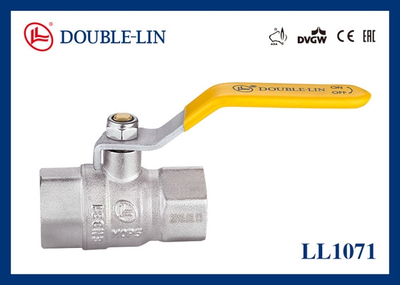 Gewichtshefters gasklep Messing Vrouwelijke X Vrouwelijke lange draden 5 Bar 1/2 inch