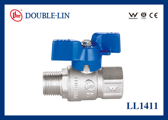 Mannelijke X Vrouwelijke Lange Draad 1/2" DZR Messing Kogelkranen
