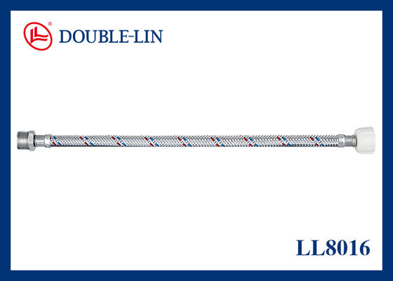 Plastic Brass Nut gekleurde gebreide slang van roestvrij staal