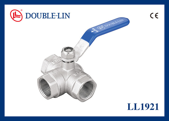 1.5 T-type Messing driewegbalk met draad ISO228 gelijkwaardig aan DIN 259 en BS2779