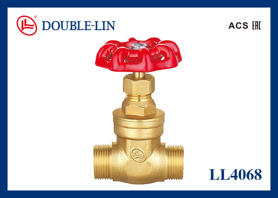 Geen lekkage man X man 1/2"-1" Messing Gate Valves LL4068