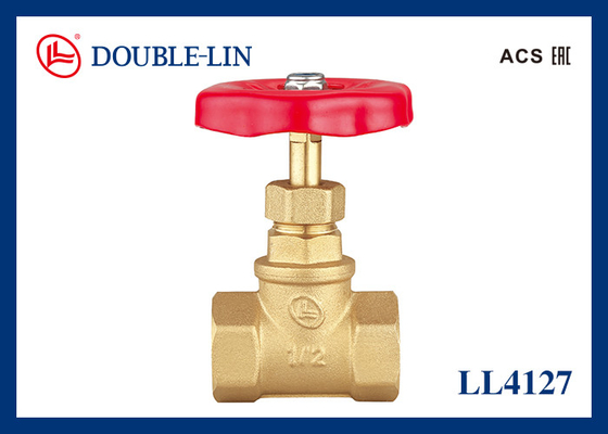 Geen lek Vrouwelijke X Vrouwelijke 1/2"-4" Messing Gate Valves LL4127