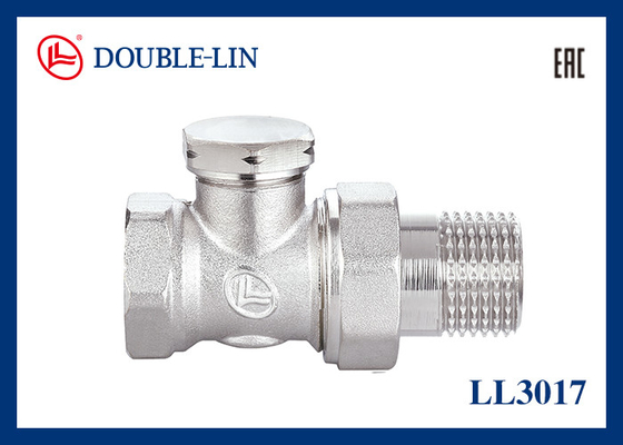 DIN 259 Draad van 0℃ tot 120℃ Werktemperatuur10 Bar Rechte Afsluitschild