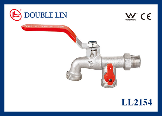 Wasmachine 1/2" Messing Bibcocks Met Flat Lever Handle En PTFE Zit Double O-ring Stem Type