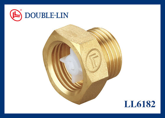 1/2 " tot 3/4 " Vrouwelijke x Mannelijke Messing Rechte Met Check Valve