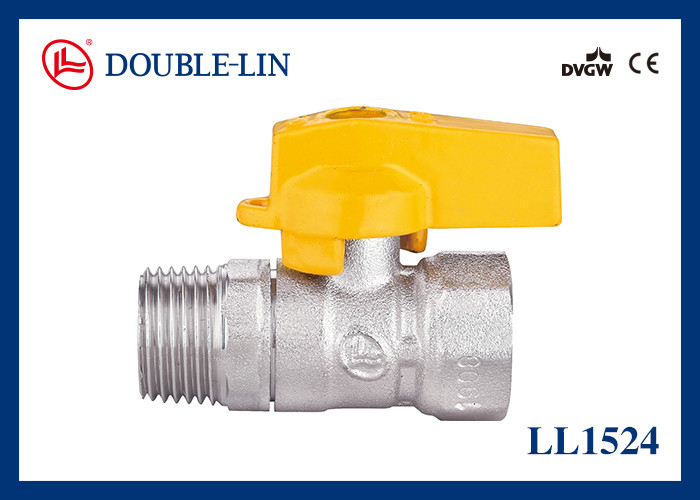 1/2“ X 1/2“ de Mannelijke Kleppen van het het Messingsgas van X Vrouwelijke HPB 57-3