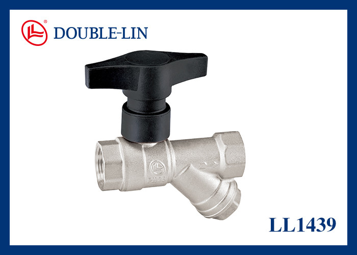 PTFE zithoge handgreepfilter 1 1 2 Messing kogelklep voor een soepele werking