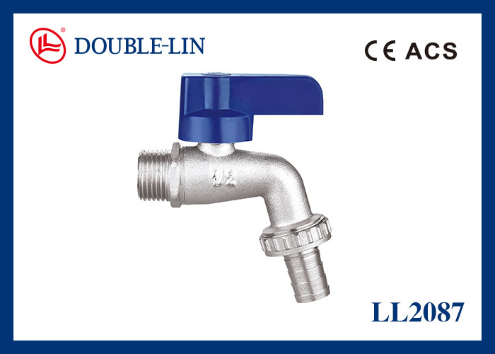 ISO228 Thread ABS Flat Lever Handle 1/2" X 3/4" Messing Bibcocks Met Dubbele O-ring Stem Type